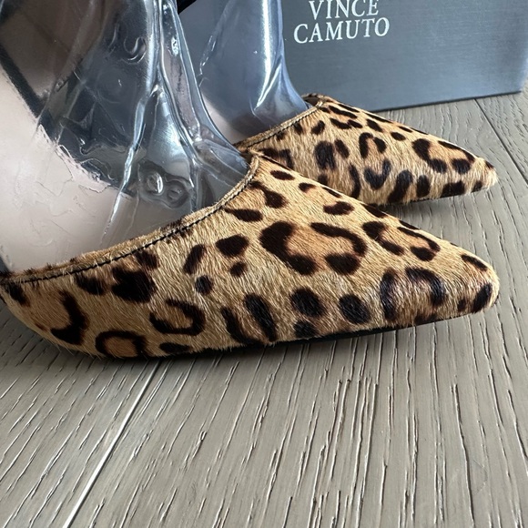 NEW - Vince Camuto Carlotte calf hair leopard print heels - Picture 11 of 12